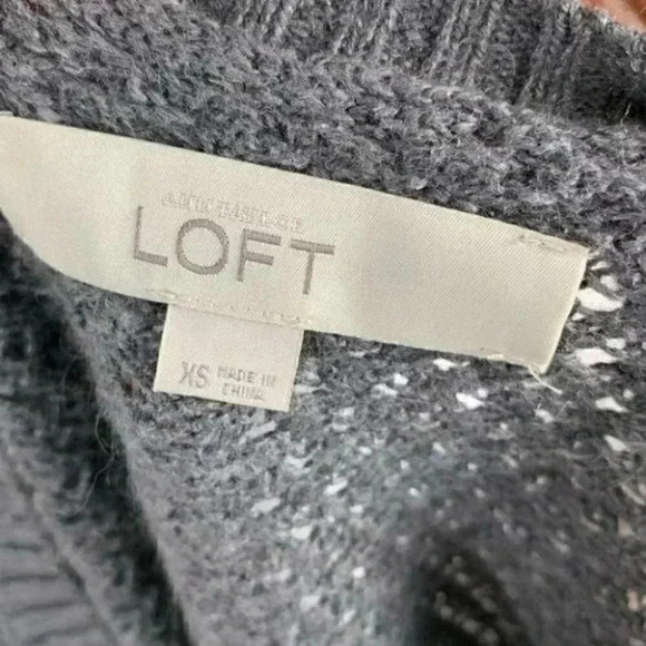 Ann Taylor loft sweater sz XS 21% wool 6% rabbit - Picture 8 of 10